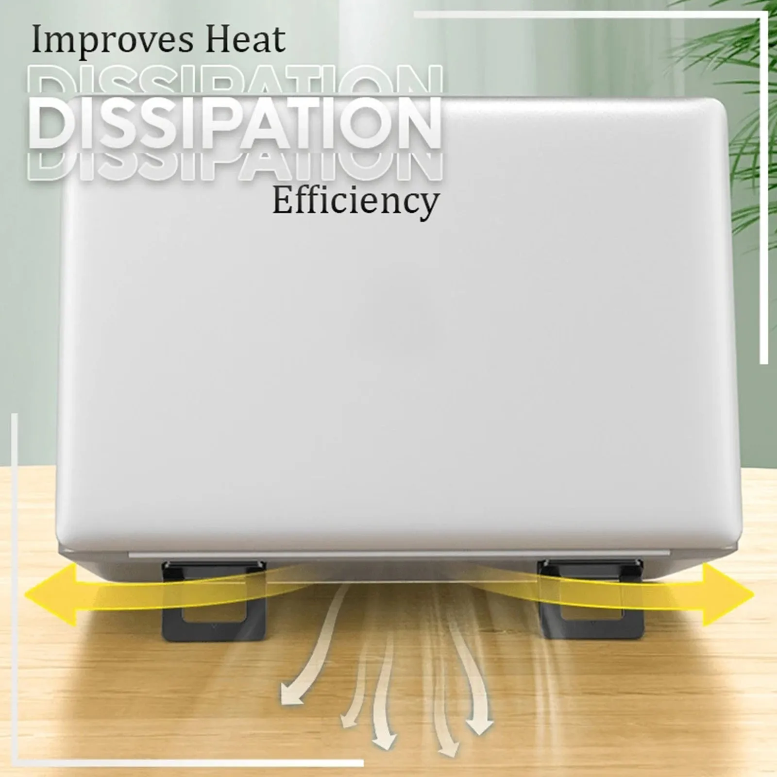 

Laptop Stand Desktop Heightening Radiator Self-Adhesive Invisible Laptop Stand