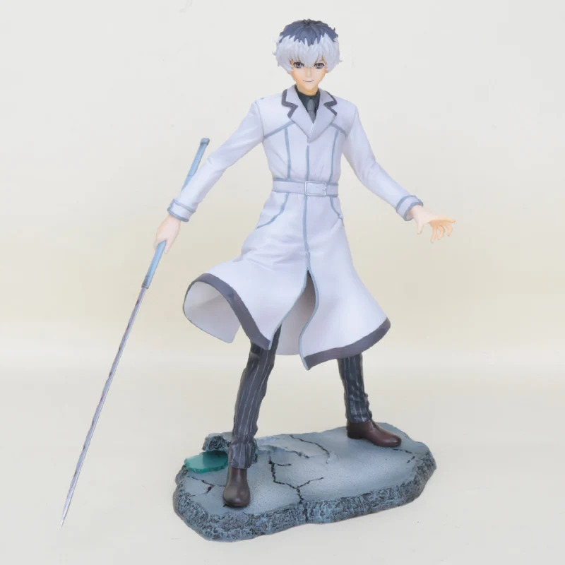 white without box 24 см японского аниме Токийский Гуль фигурка игрушка Touka Kirishima 1/8 ARTFX J Токийский Гуль огненные крылья ver. ПВХ фигурка модель игрушки - Цвет: white without box