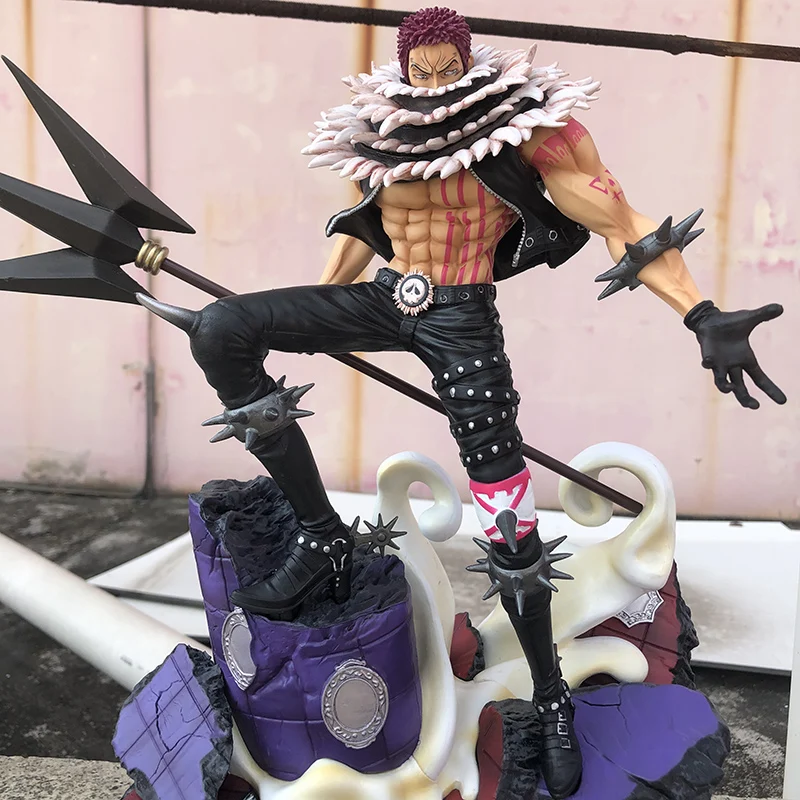 

Anime One Piece Katakuri GK Statue Figurine Charlotte Katakuri pvc Figure Model Toys Doll 37cm