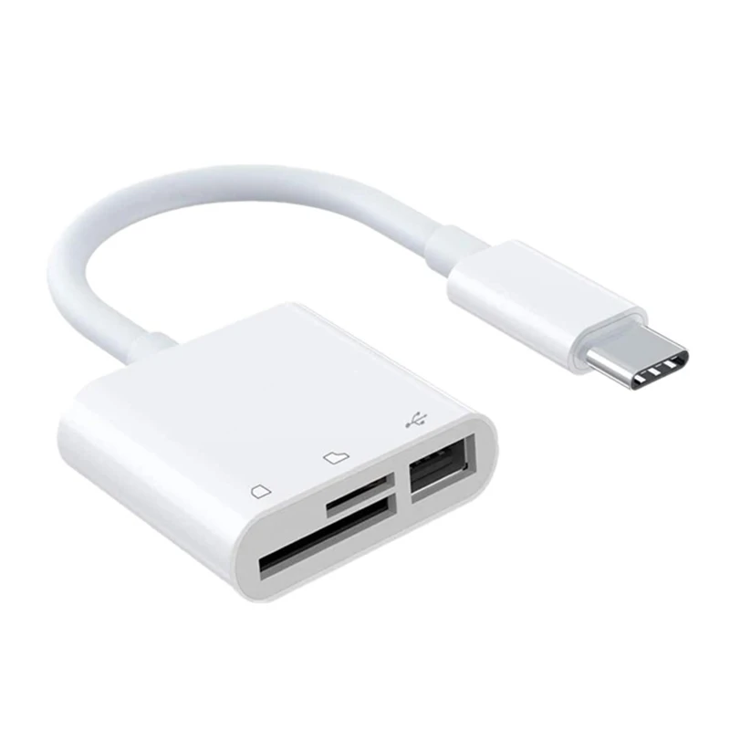 

3 в 1 Тип C/USB/SD/TF устройство чтения карт памяти OTG USB концентратор с микро-SD кард-ридер адаптер для MacBook Pro