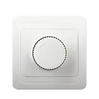 Скрытый Европейский диммер 220 В 50 Гц, Регулируемый контроллер диммера 80X80 мм