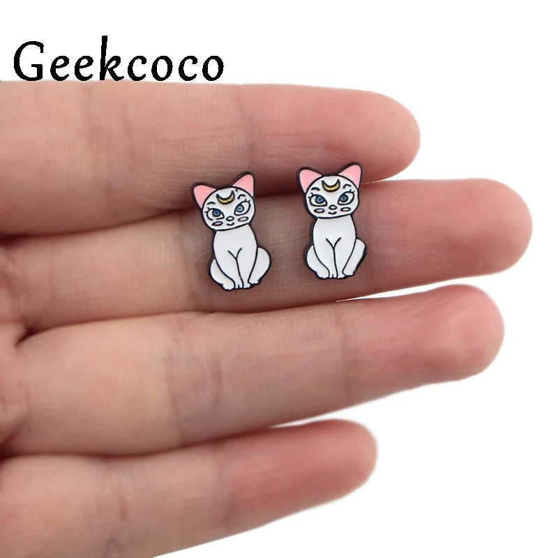 

Anime Creative earrings party favors jewelry for girlfriend for birthday presents Stud Earrings women earrings J0554