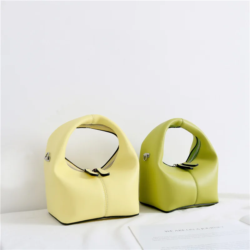 

Fashion Female Shoulder Bags Genuine Leather Small Women Messenger Bag 2021 Dumplings Crossbody Bags for Womens