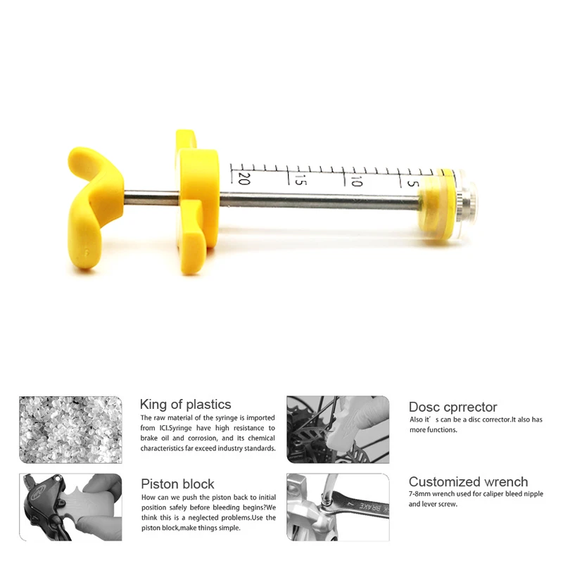 Профессиональный комплект для ремонта велосипедного гидравлического дискового