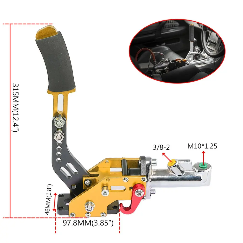 

Universal Hydraulic Handbrake Racing Parking Emergency Brake Lever Refitting Hydraulic Handbrake Update Accessories