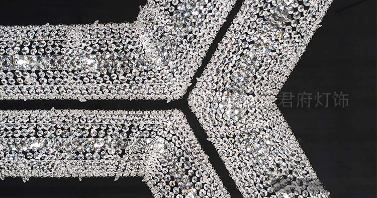 

Modern Simple Light Luxury Crystal Chandelier Living Room Dining Room Bedroom Hotel Lobby Crystal Chandelier