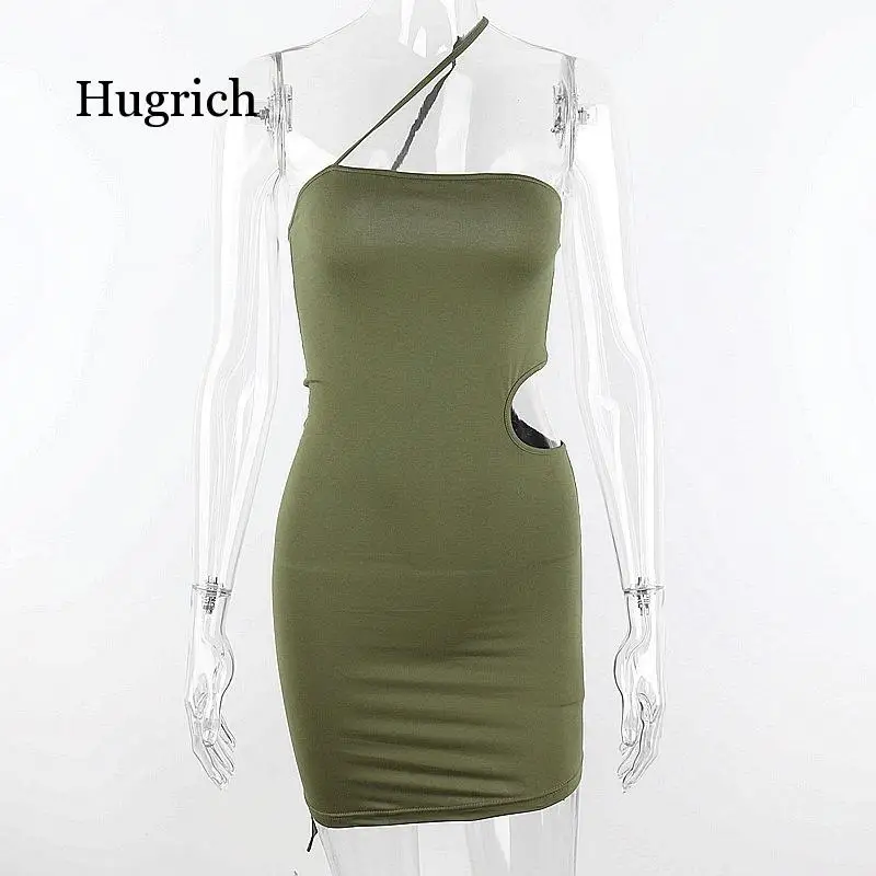 

2021 Summer New Women's Pure Color Slim Nightclub Sexy High Waist Hollow Out Dress Buttock Skirt