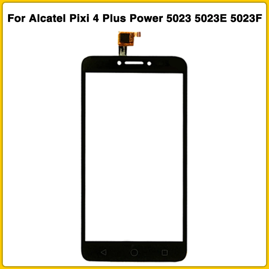5.5''New TouchScreen for Alcatel Pixi 4 Plus Power 5023 5023E 5023F OT5023 Touch Screen Panel Digitizer front Glass Lens | Мобильные