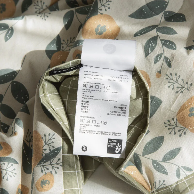 

Small Floral Washable Cotton Summer Air-conditioning Quilt Soft Breathable Cover Blanket For Bed Thin Printed Comforter Quilts