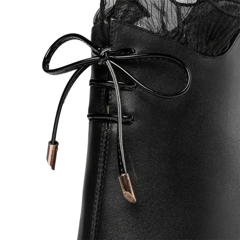 

BBZAI New pattern Hot Sale Genuine leather Superior quality Women Boots 10c m High-heeled shoes comfort Fashion Show 3-8 9