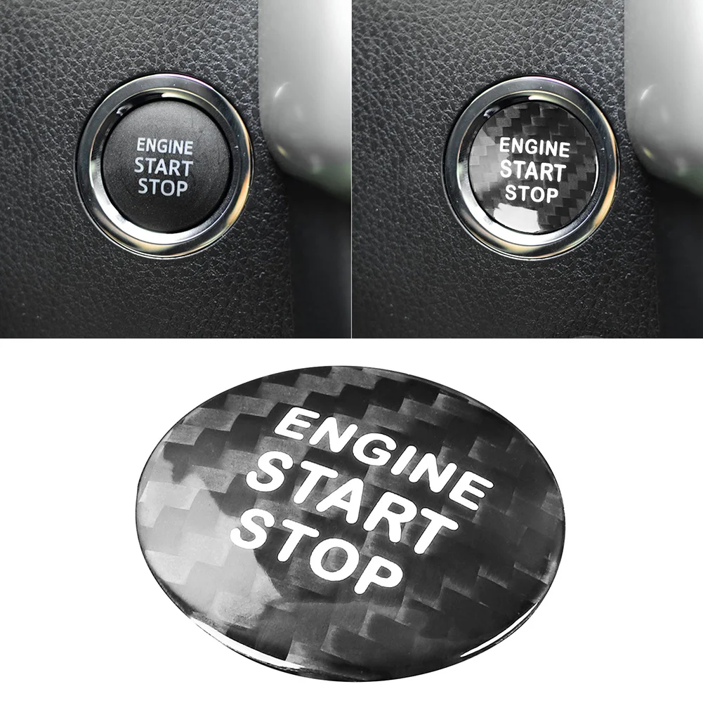 

Car Engine Start Stop Button Interior Trim Replace Cover with Fragrance Sheet For Toyota Button Accessories Key Decor
