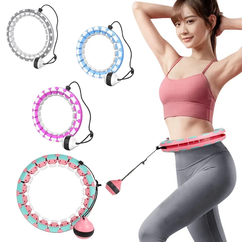 

Обруч умный для фитнеса и спорта, регулируемый обруч с тонкой талией, упражнение в тренажерном зале, домашнее тренировочное оборудование