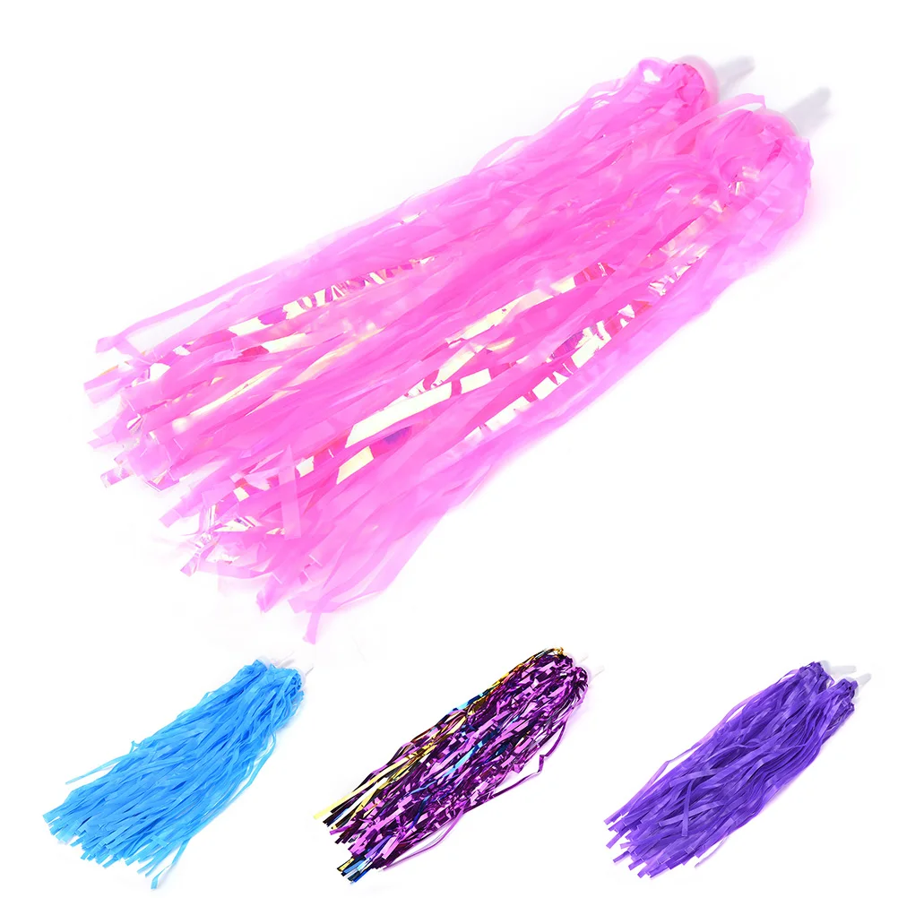 1 пара рулей для велосипеда с кисточками детский скутер руль трехколесного