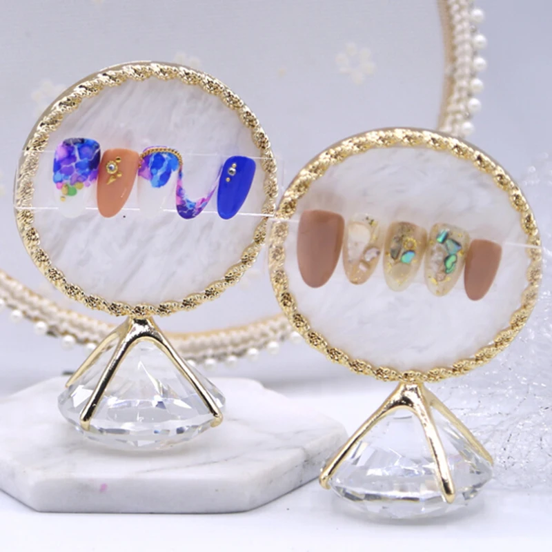 1 шт. накладные ногти бриллиантовый дисплей пластина Морская звезда Стенд