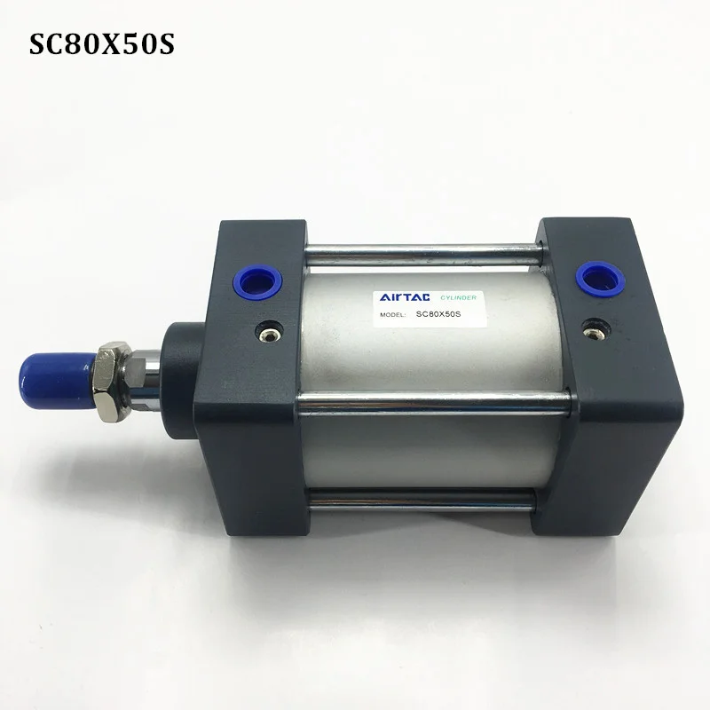 SC80X25S SC80X50S SC80X75S SC80X100S стандартный воздушный цилиндр пневматический компонент пневматические инструменты серии SC - Цвет: SC80X50S