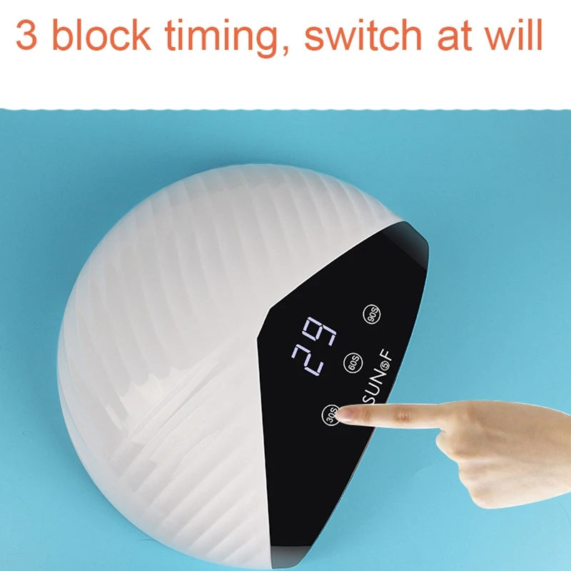 

Led UV Lamp Fast Drying Nail Dryer Lamp for Nails All Gel Contact LCD Display Manicure