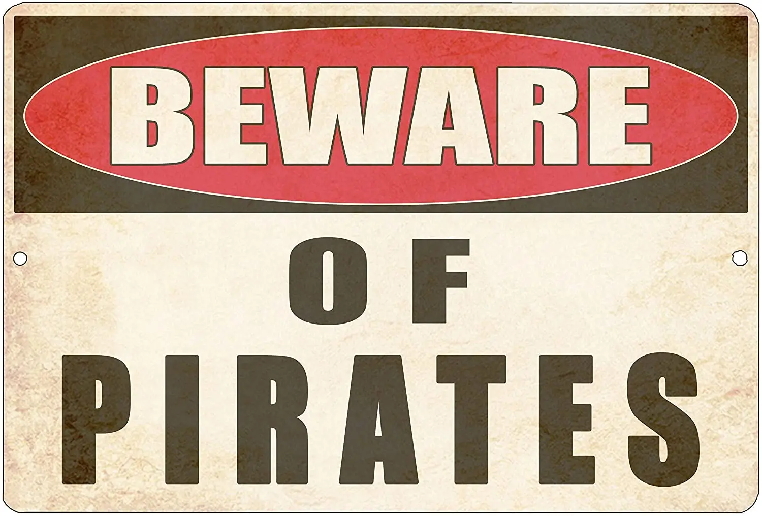 

Двор стена предупреждение Остерегайтесь пиратов Ретро металлический фотоплакат Настенный декор искусство потертый шик подарок