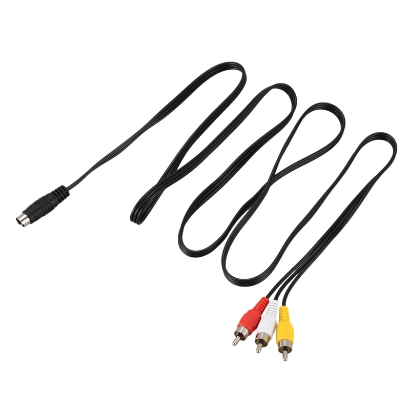 1 5 м 4.9ft 3 RCA Мужской до 4 Pin S-Video ТВ ПК кабель-переходник | Электроника
