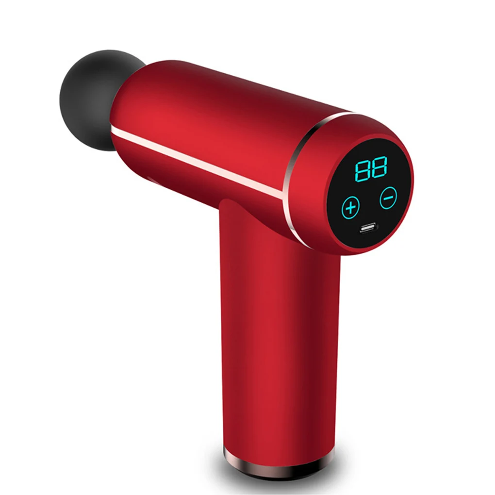 

Массажный мини-пистолет с сенсорным ЖК-экраном, 32 скорости