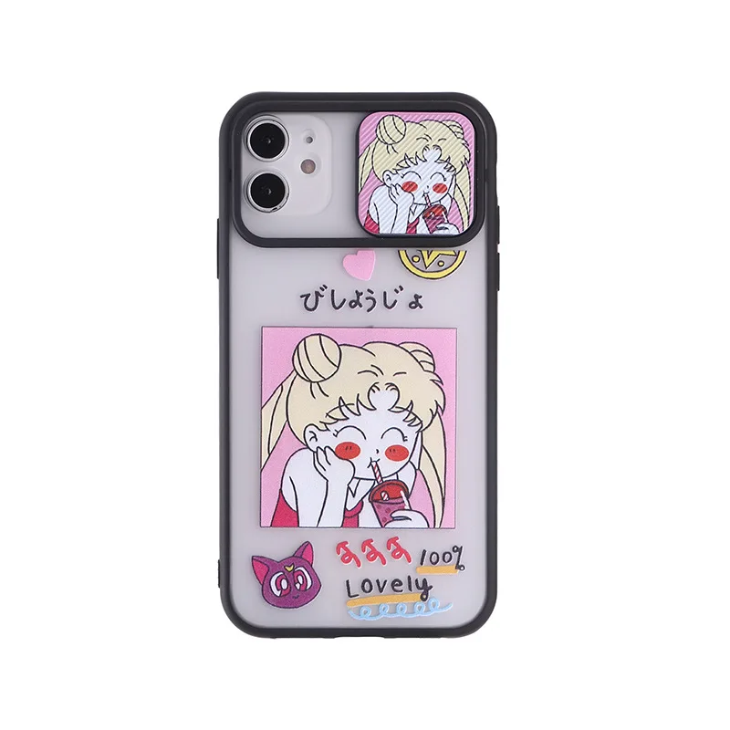 

Japan Anime Sailor Moon Phone Cases For iphone 11 Pro Max 12 Pro Mini XR XS 8 X 7 Plus Shockproof Soft silicone TPU case