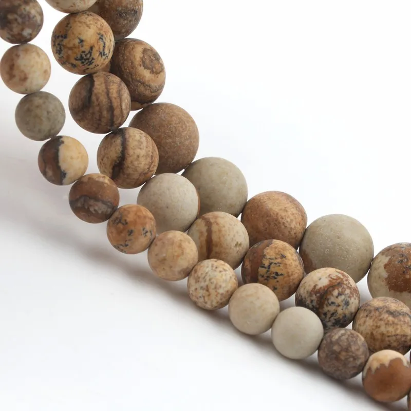 Натуральный Матовый Бисер для самостоятельного изготовления браслета и