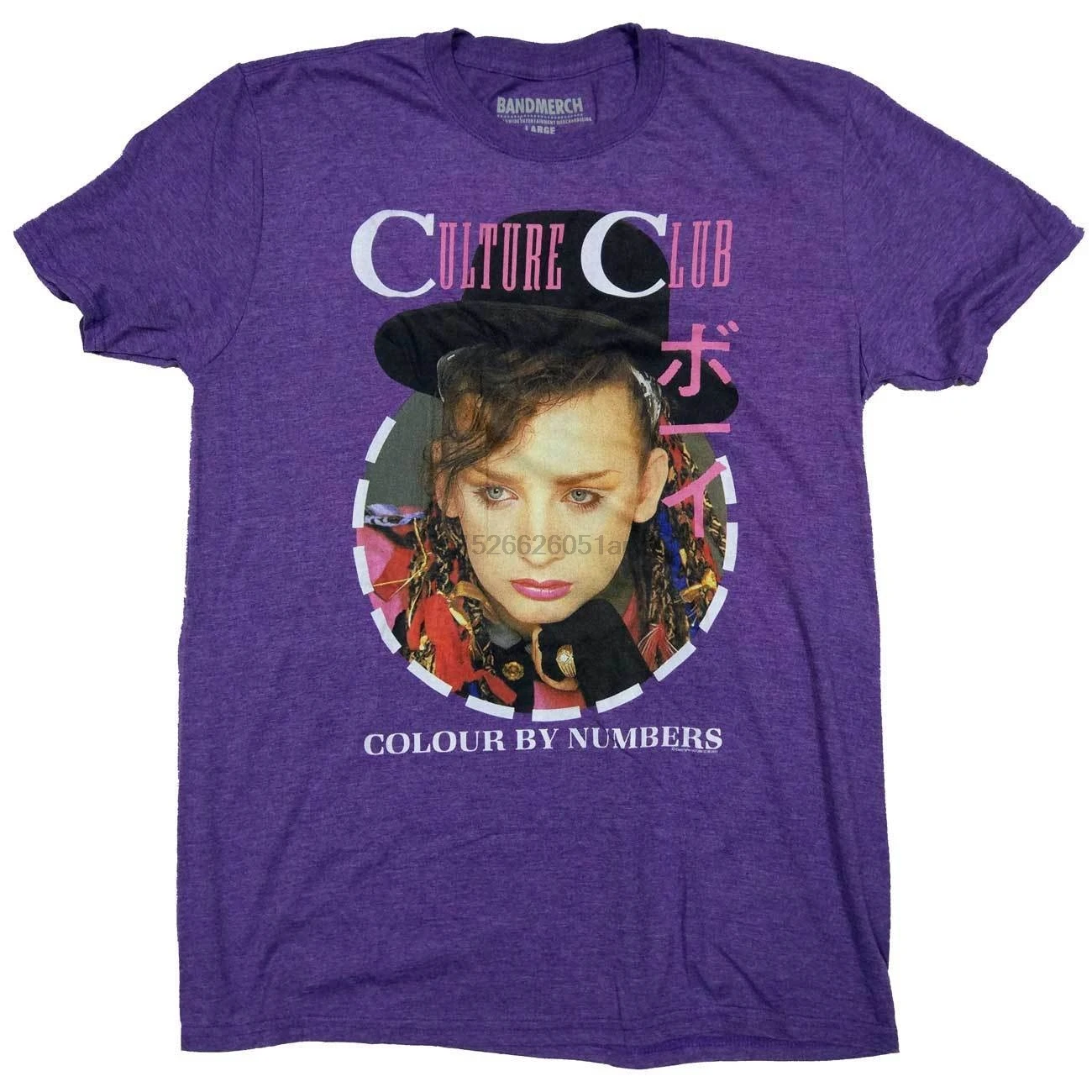 Culture Club Футболка-цвет по номерам 100% Официальный импорт США Мальчик Джордж 80 |