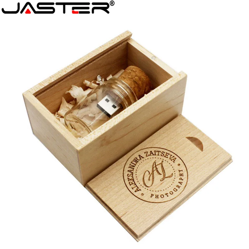 JASTER новинка плавающая бутылка флешка 4 ГБ 8 16 32 64 стеклянные бутылки usb U диск карта