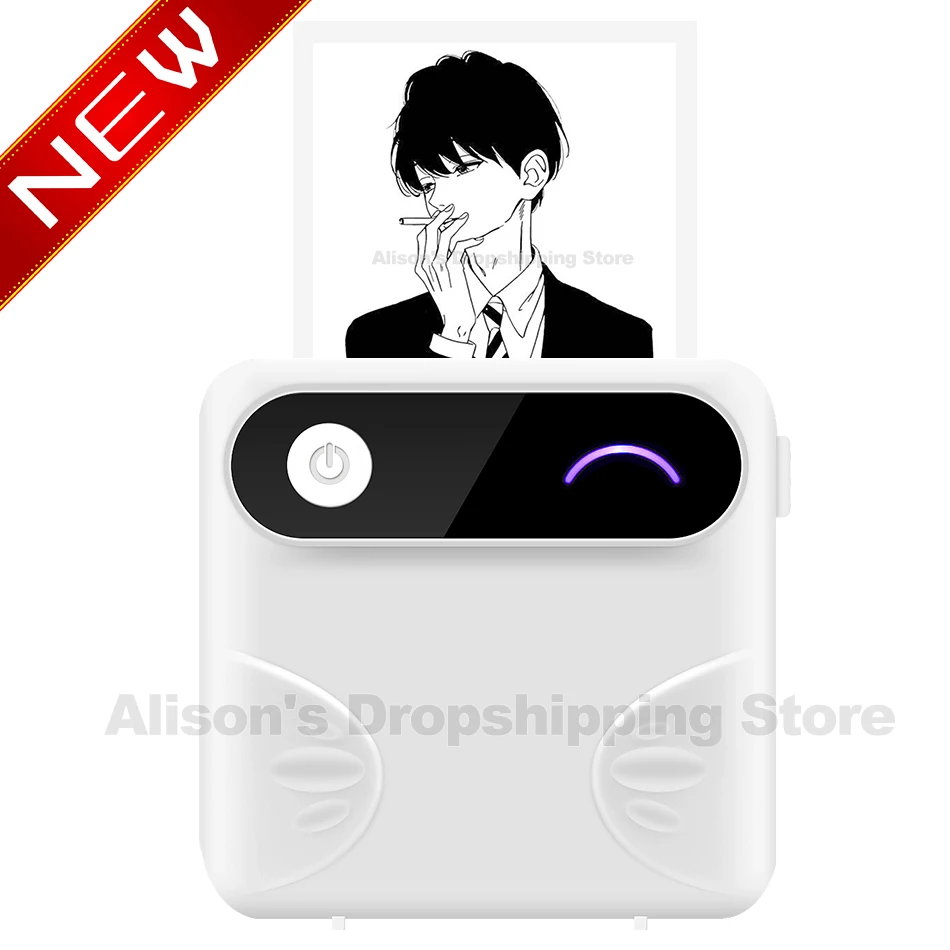 Карманный мини фотопринтер Bluetooth 58 мм 2 дюйма|Принтеры| |