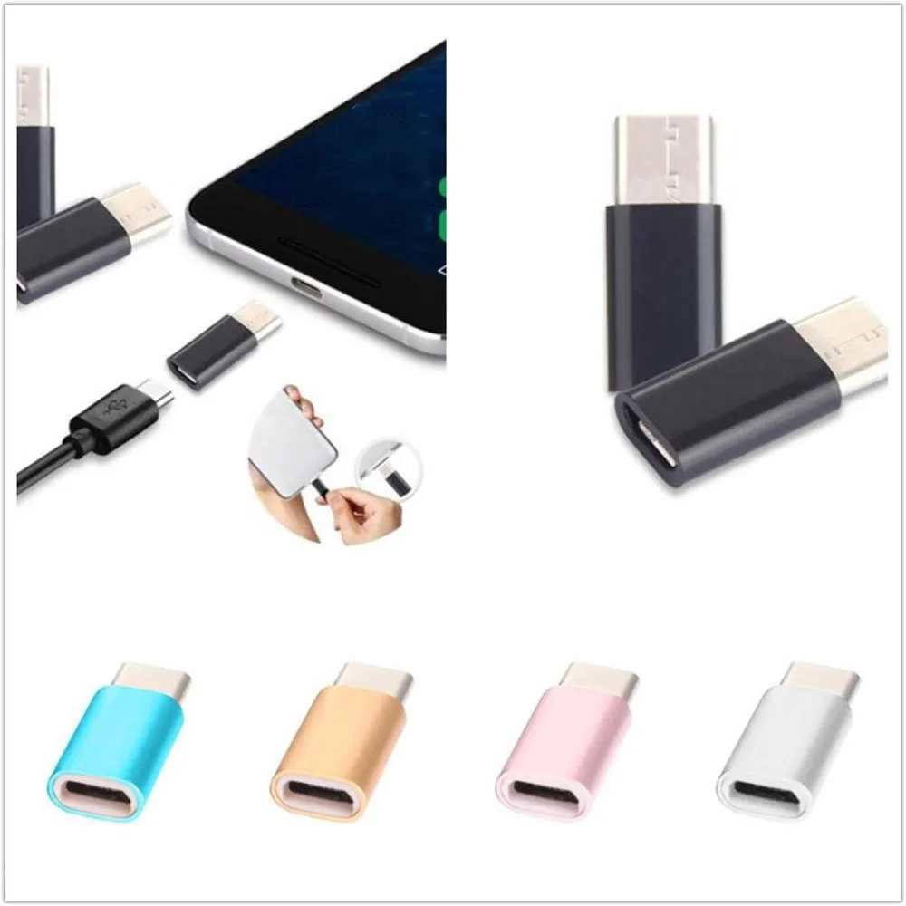 Адаптер для зарядки данных от Ouhaobin USB C Type к Micro Samsung Galaxy S9 Huawei P9 /G9|Переходники и