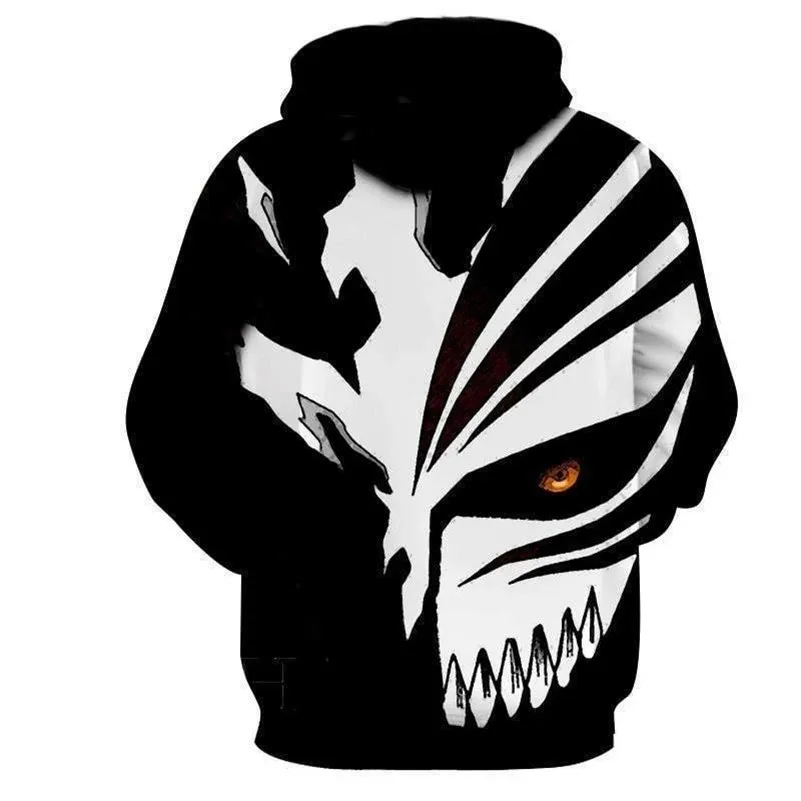 YINUODAIL Аниме Bleach Толстовка для мужчин и женщин толстовки на молнии Косплей костюмы