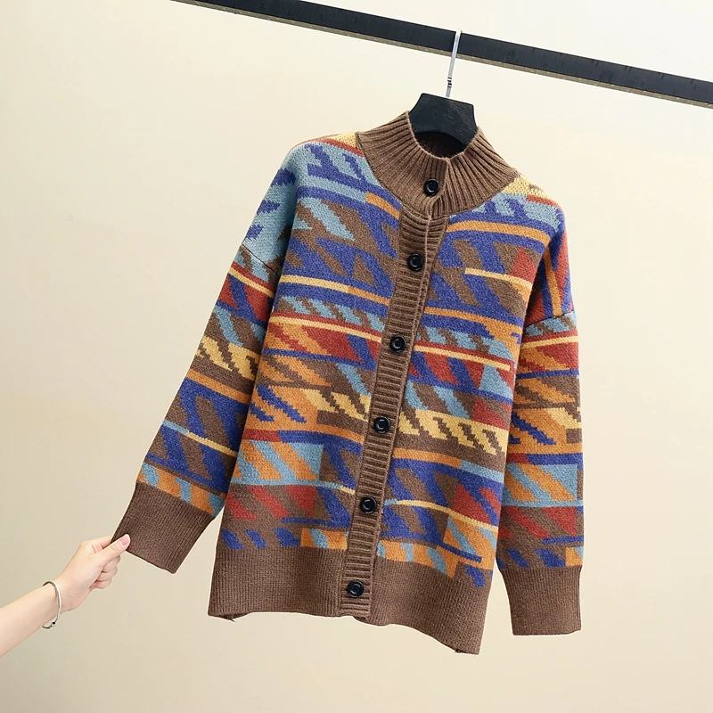 Трикотажный кардиган в полоску с круглым воротником 3 комнаты 5 сортов № 1 21238 [1662]