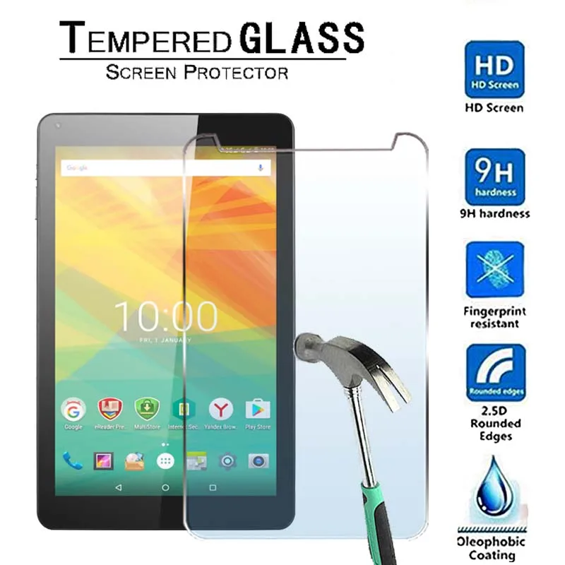 

Ультрапрозрачная защитная пленка из закаленного стекла для Prestigio Wize 3437 4G-Premium Tablet 9H