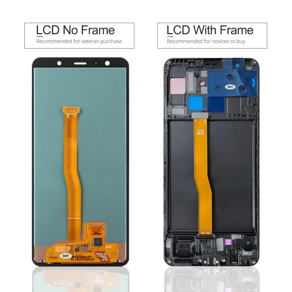 6 0 ''SUPER AMOLED для SAMSUNG Galaxy A7 2018 SM-A750F A750 A750F ЖК-дисплей с сенсорным экраном и