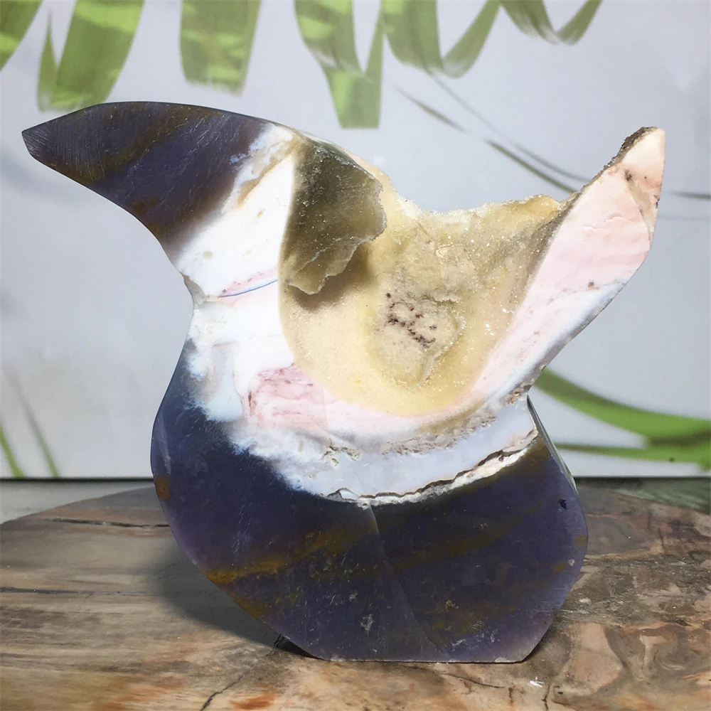 

Друза океанская яшма, натуральный кварцевый кристалл, ручная коллекция, энергия чакры минеральная Geode Voog каменный орнамент для украшения ко...