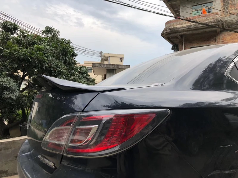 Для Mazda 6 спойлер R Стиль 2009-2013 Mazda 6 спойлер качественный материал из углеродного волокна и frp праймер