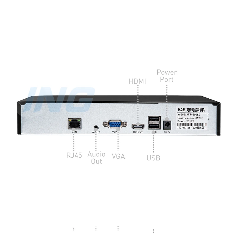 Сетевой видеорегистратор H.265 HD 16 каналов NVR 5 МП 1080P HDMI CCTV для IP камеры P2P облачная
