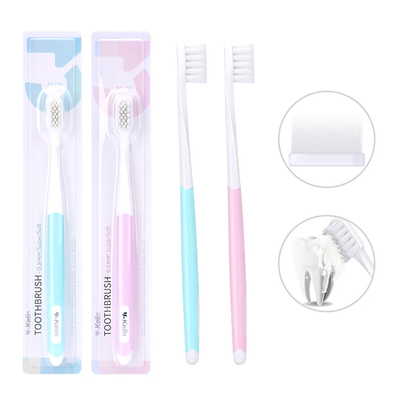 Y Kelin Новая зубная а с высокой плотностью Мягкая ухода за деснами парная teethbrush