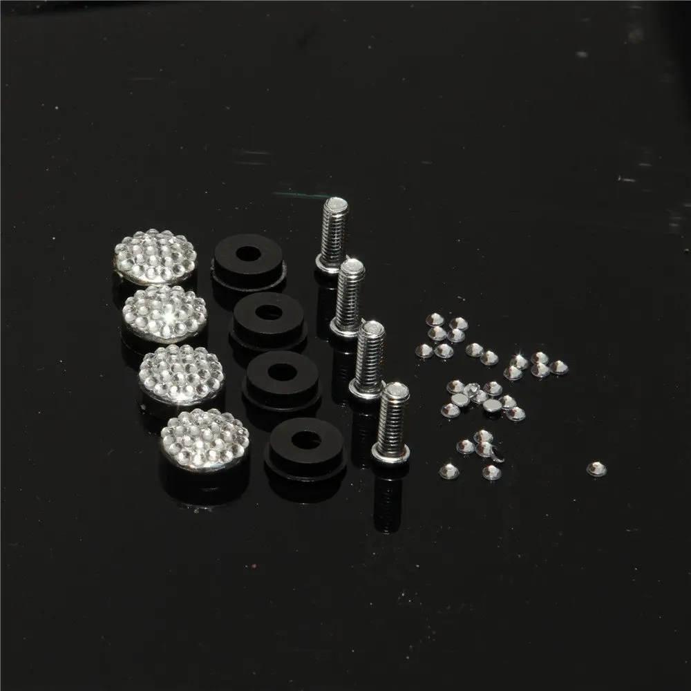 Рамка для номерного знака 2 шт. в упаковке ручная работа водонепроницаемые Стразы