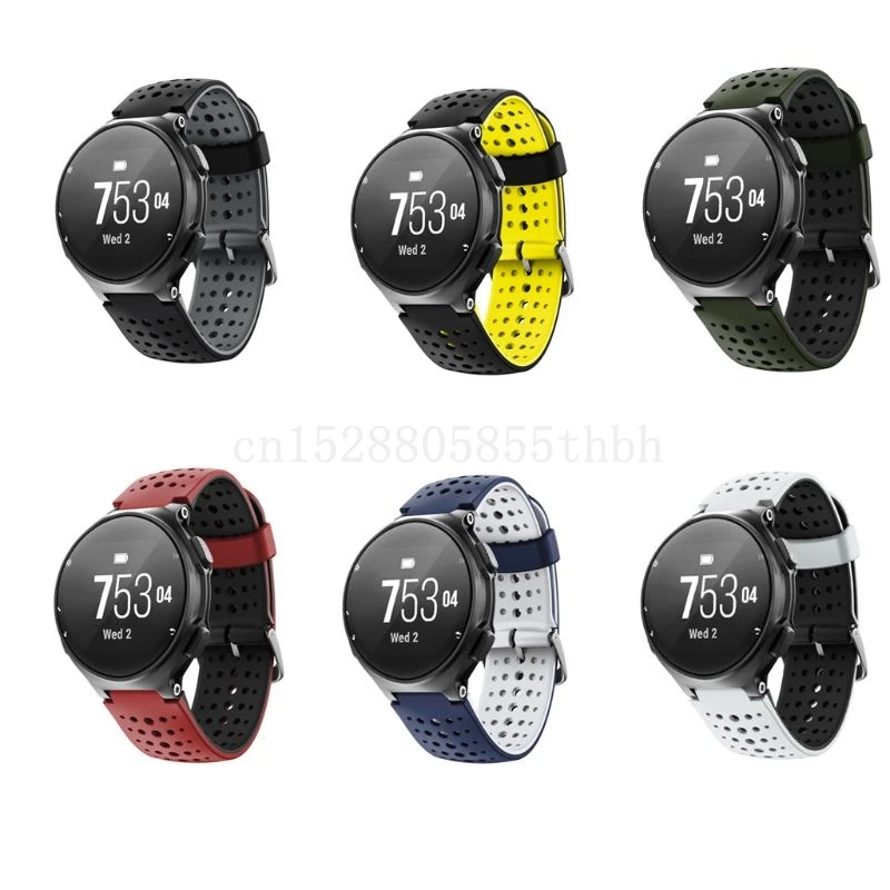 

Силиконовый Ремешок Унисекс, дышащий ремешок для наручных часов GARMIN Forerunner 235
