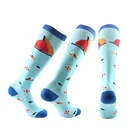 Унисекс Компрессионные носки, Медицинские носки под давлением для защиты от усталости, носки для кроссфита, облегчающие боль, женские и мужские носки для путешествий