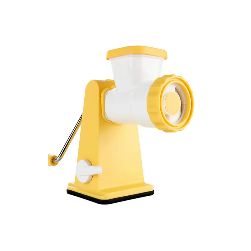 Yellow White Бытовые Ручные Мясорубки Мясорубка Колбаса Stuffer Машина Многофункциональный Резак Slicer Высокое Качество Кухонный Инвентарь h4 - Цвет: Yellow White