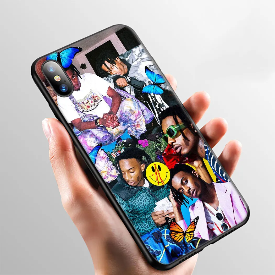 Мягкий силиконовый чехол Playboi для iPhone 11 Pro Max XR X XS 6 6S 7 8 Plus 5 | Мобильные телефоны и