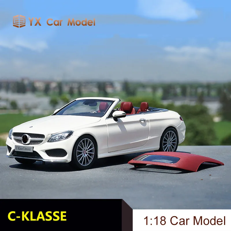 1:18 оригинальный c класса C KLASSE Кабриолет спортивный автомобиль сплав