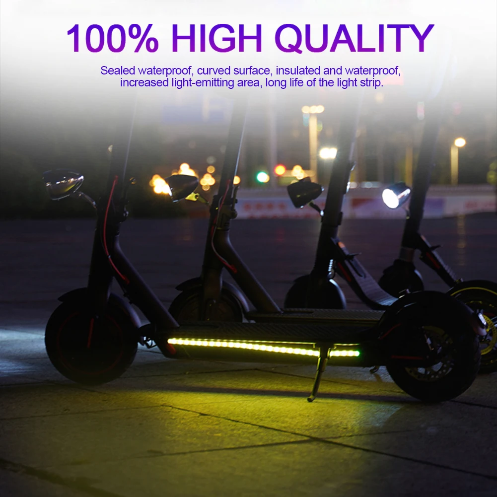 

LED Strip Flashlight Bar Lamp For Xiaomi M365 Electric Scooter Skateboard Safety Warning Night Light New Arrival