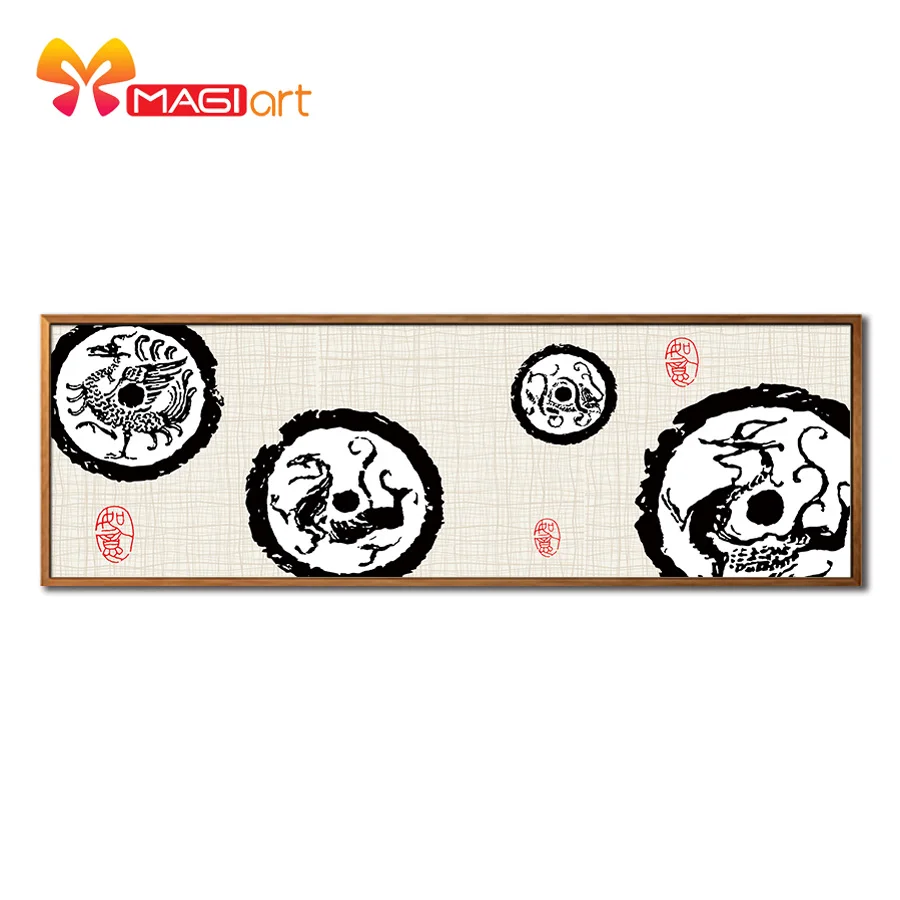 вышивка крестом наборы рукоделие 11CT водорастворимый холст 14CT в китайском стиле с