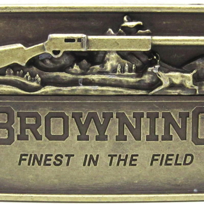 Browning Belt Buckle Finest in the Field Bronzer Rectangle Design Hunting Men Suitable for 4cm Width Fast Ship | Дом и сад