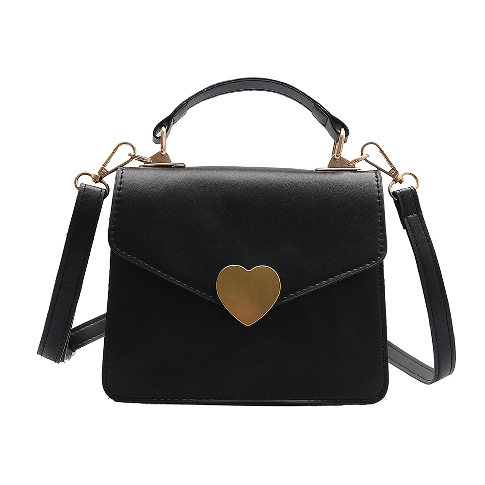 

MINI Solid Color PU Leather Crossbody Shoulder Bags for Women Luxury 2020 Fashion Love Handbags Lady Totes and Purses Bolsos