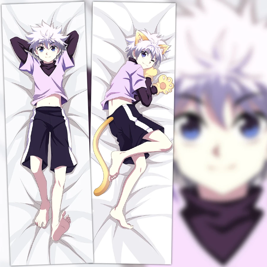 Японское аниме HUNTER Killua Zoldyck Чехол на подушку s Dakimakura обнимающее тело