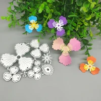 1 large and 1 small exquisite flower metal cutting die paper crafts scrapbooks card albums diy decoration accessories