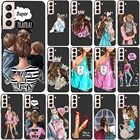 Модный силиконовый чехол для Samsung S30 S21Ultra с изображением девушки супер мамы ребенка для Samsung S30 S21 Plus, Galaxy S30 S21